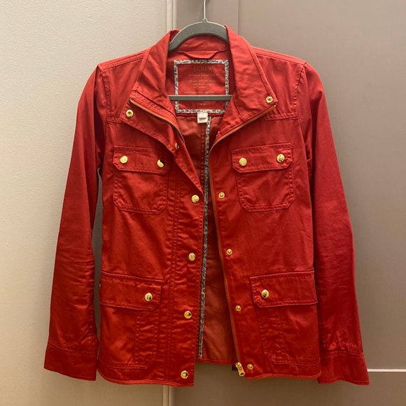J. Crew Jackets & Blazers - J crew red jacket